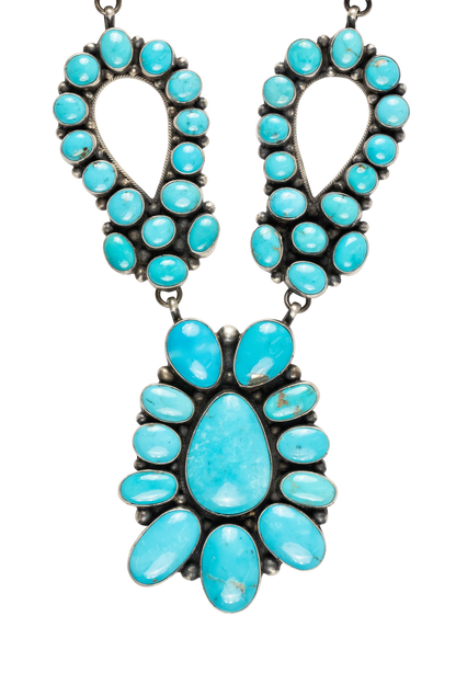 Multi-Stone Sleeping Beauty Turquoise Necklace Set