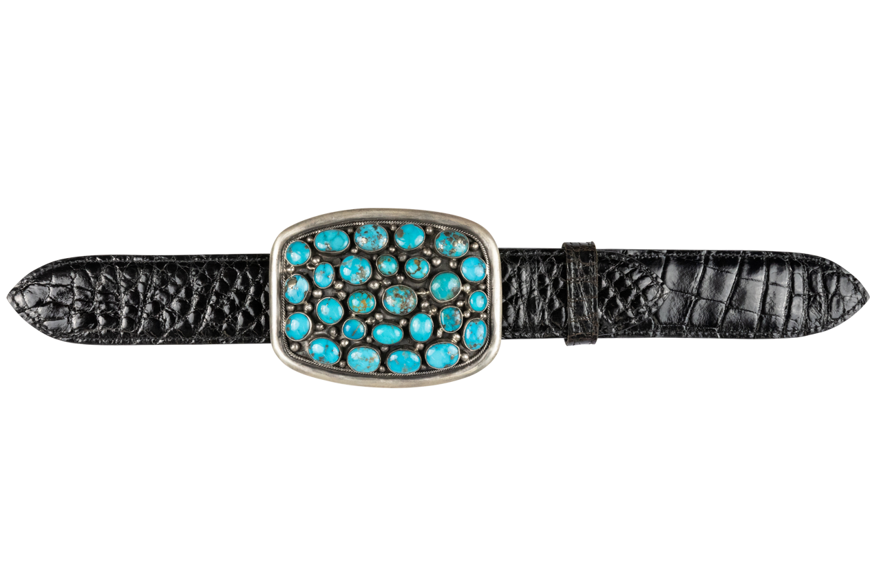 Diva Diamonds Morenci Turquoise Trophy Buckle