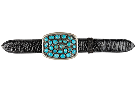 Diva Diamonds Morenci Turquoise Trophy Buckle