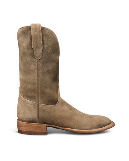 Tecovas Doc Suede Cowboy Boots - Gravel