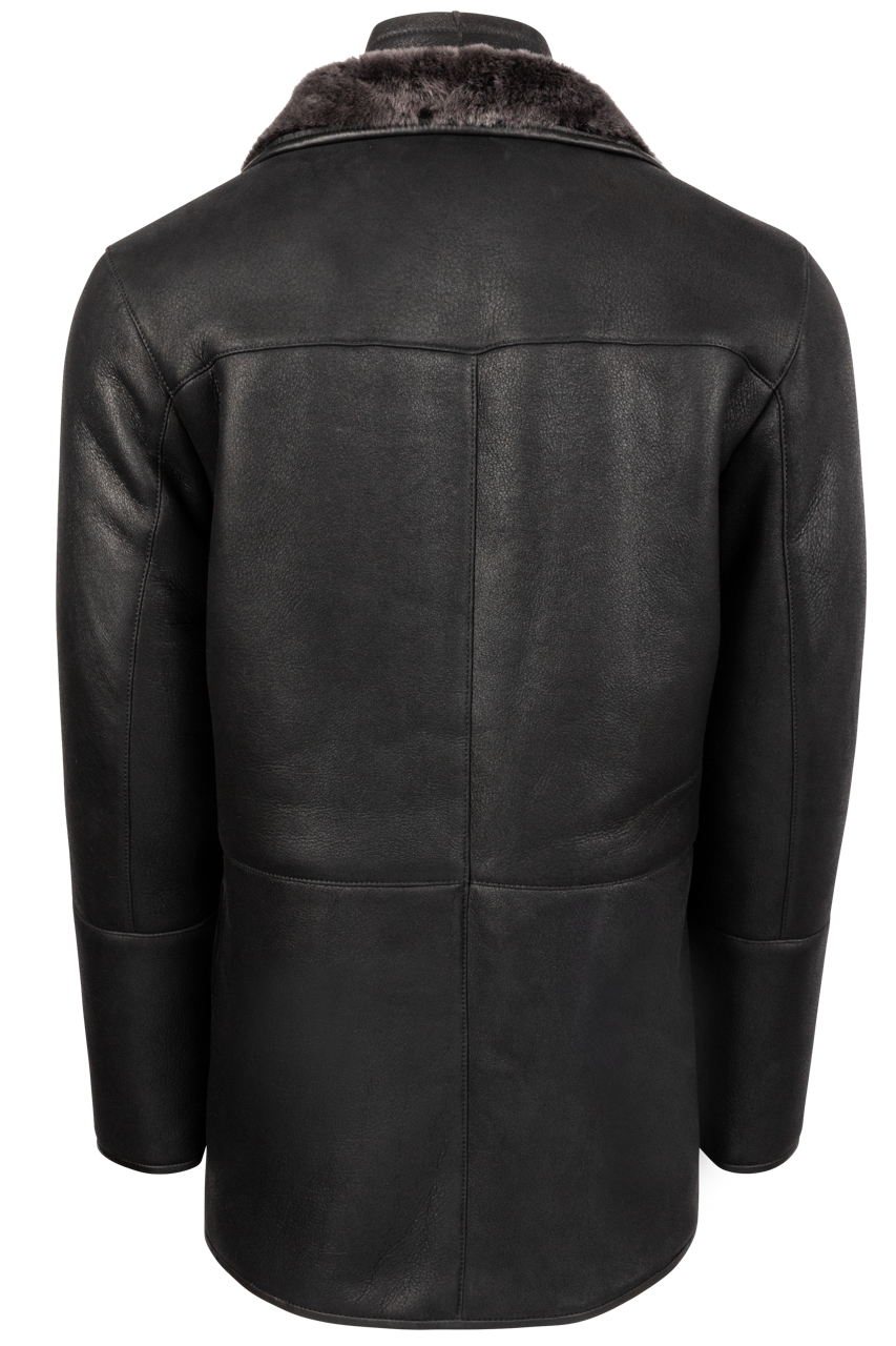 Pinto Ranch Merino Shearling Coat - Black