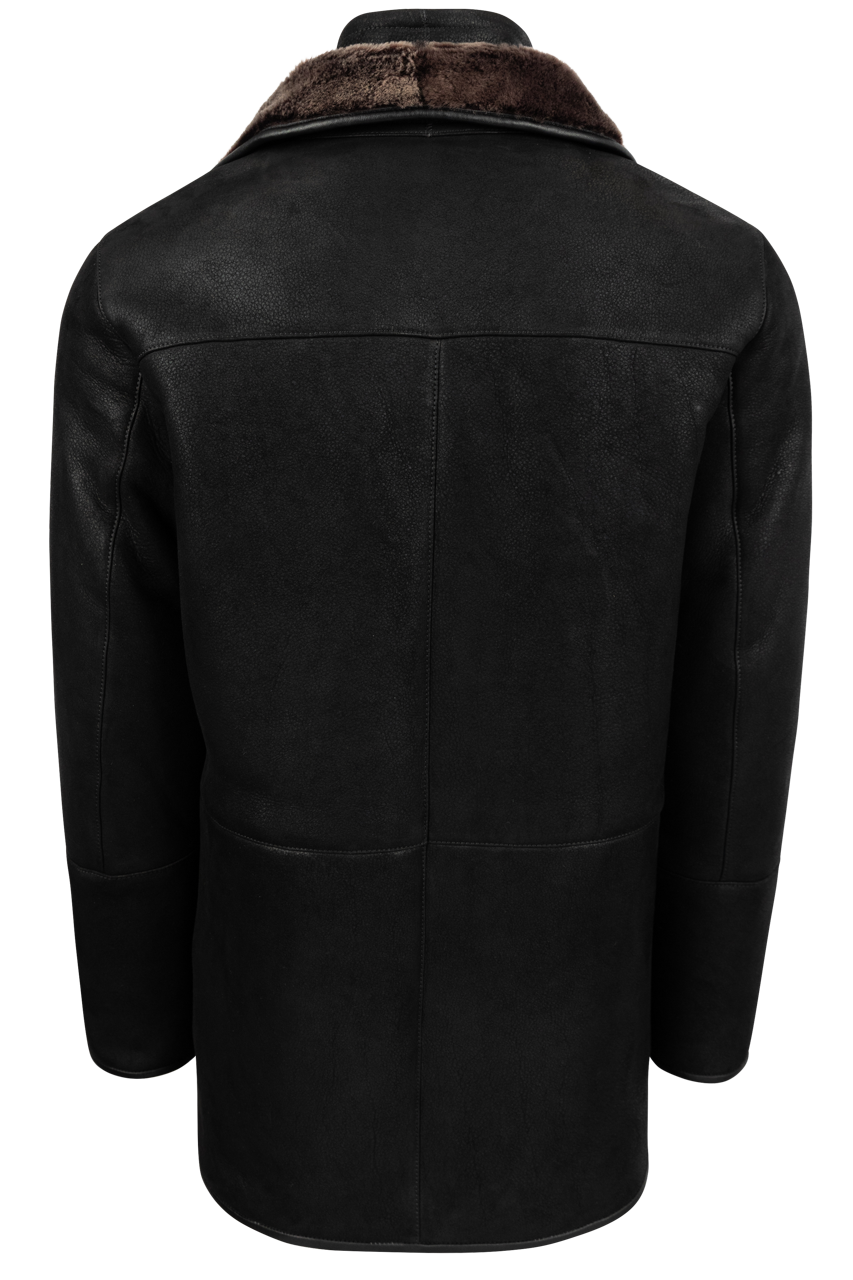 Pinto Ranch Black Shearling Coat