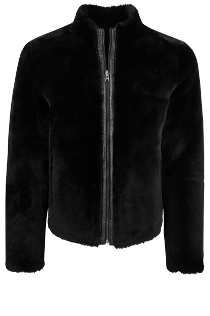 Pinto Ranch Shearling Reversible Jacket -Solid Black