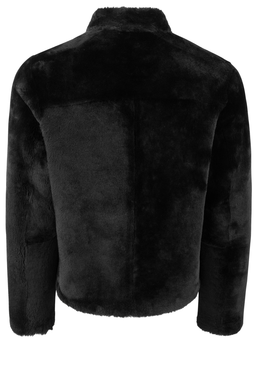 Pinto Ranch Shearling Reversible Jacket -Solid Black