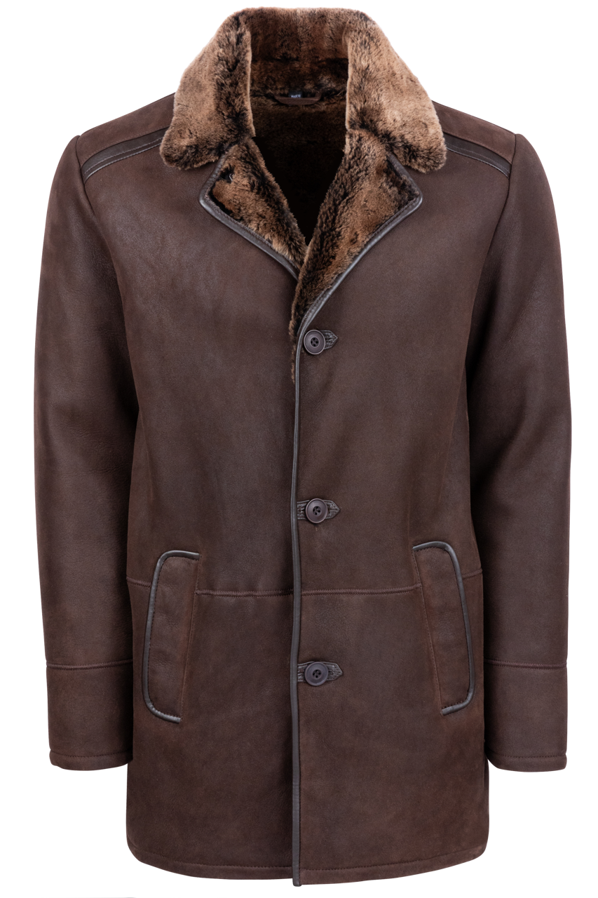 Pinto Ranch Chocolate Shearling Coat