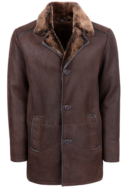 Pinto Ranch Chocolate Shearling Coat