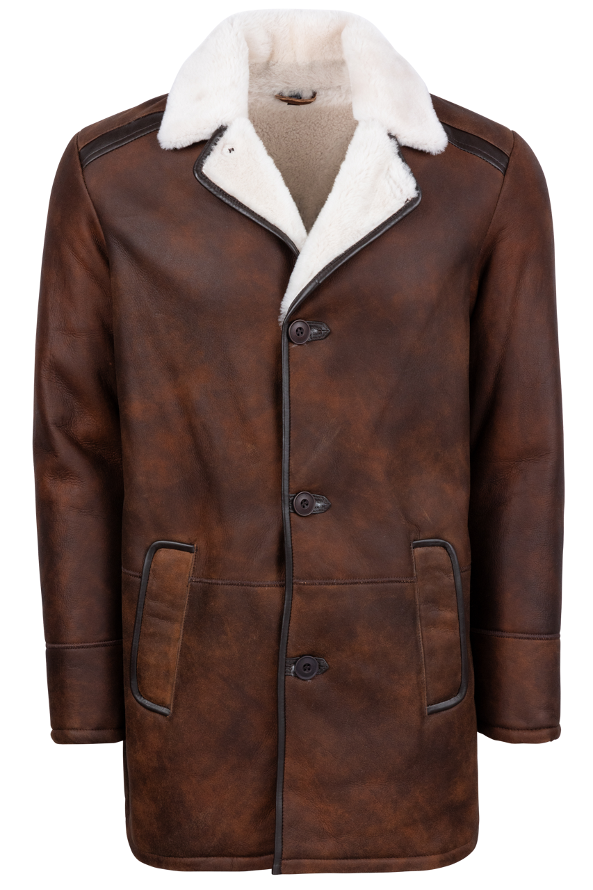 Pinto Ranch Shearling Coat - Whiskey Brown