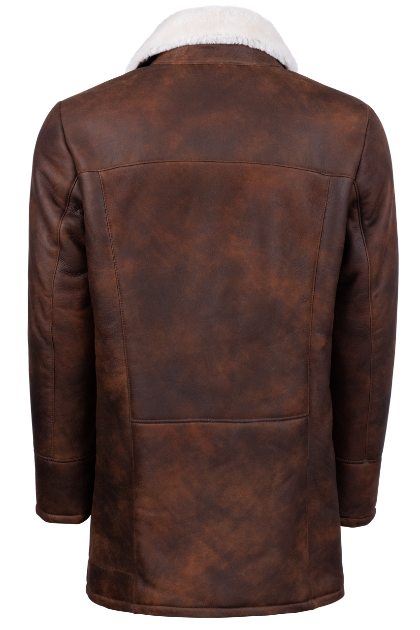 Pinto Ranch Shearling Coat - Whiskey Brown