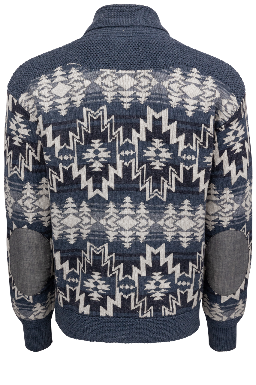 True Grit Aztec Print Knit Cardigan