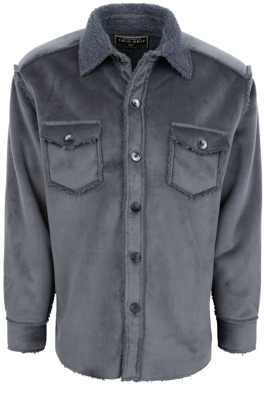 True Grit Soho Button Shirt Jacket