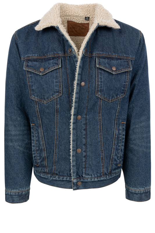 True Grit Freemont Sherpa-Lined Trucker Jacket