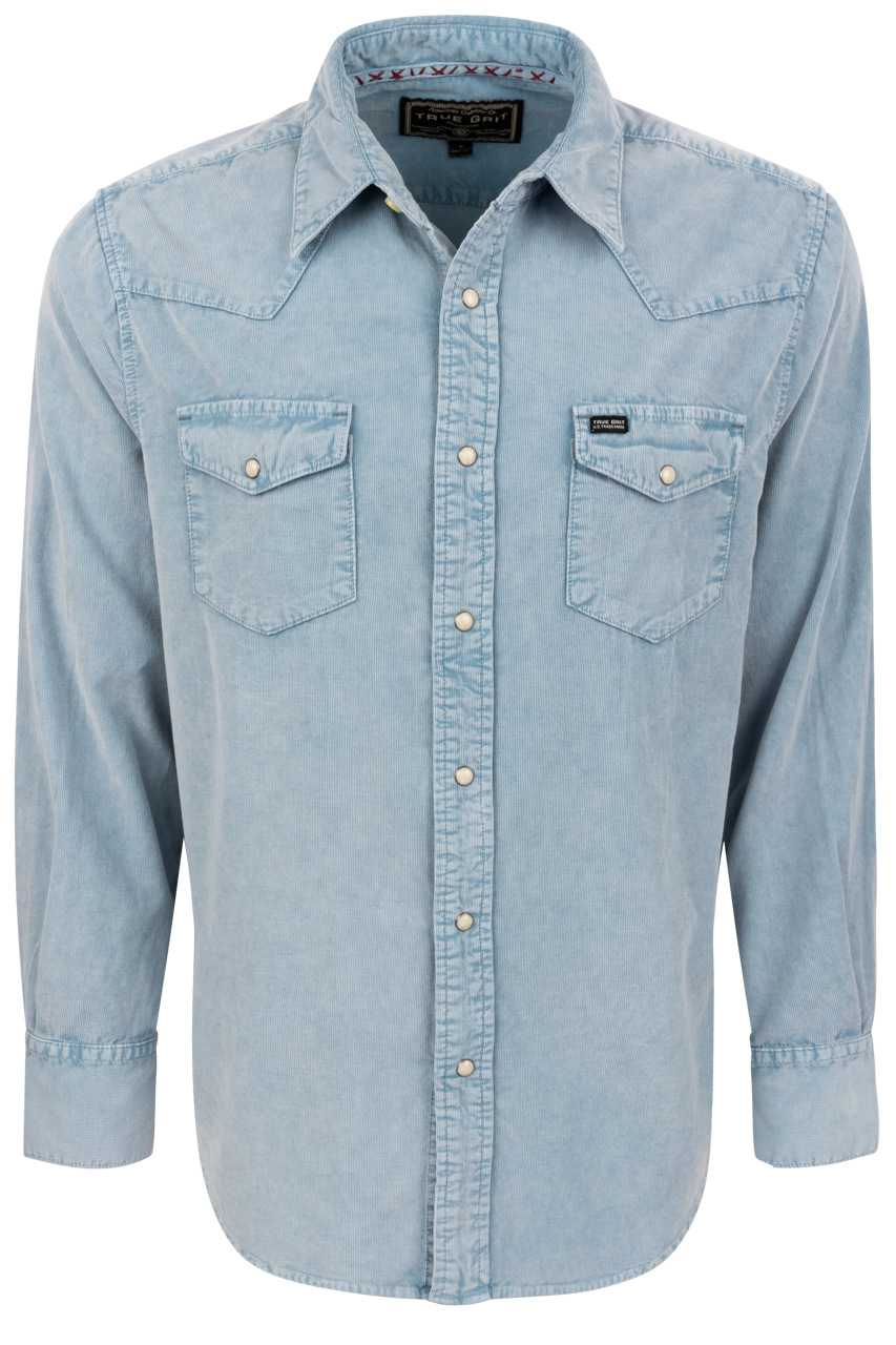 True Grit Jackson Cord Snap Front Shirt