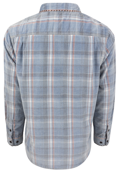 True Grit Canyon Cord Button-Front Shirt - Indigo