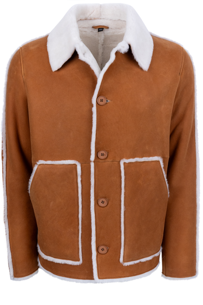 Pinto Ranch Shearling Jacket - Caramel