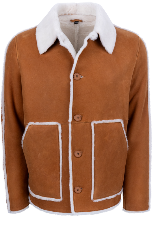 Pinto Ranch Shearling Jacket - Caramel