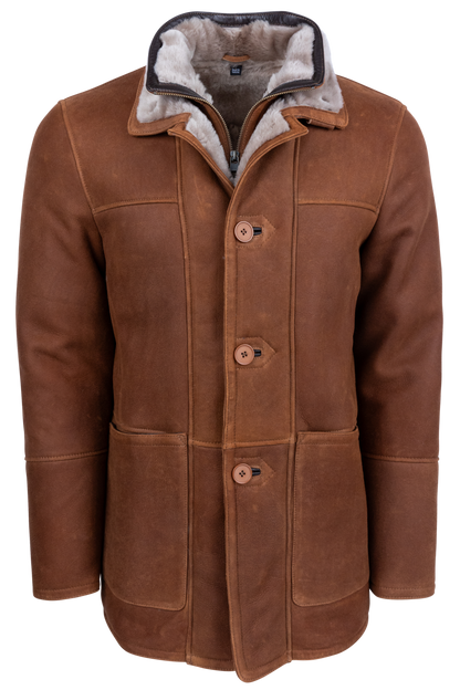 Pinto Ranch Camel Shearling Coat