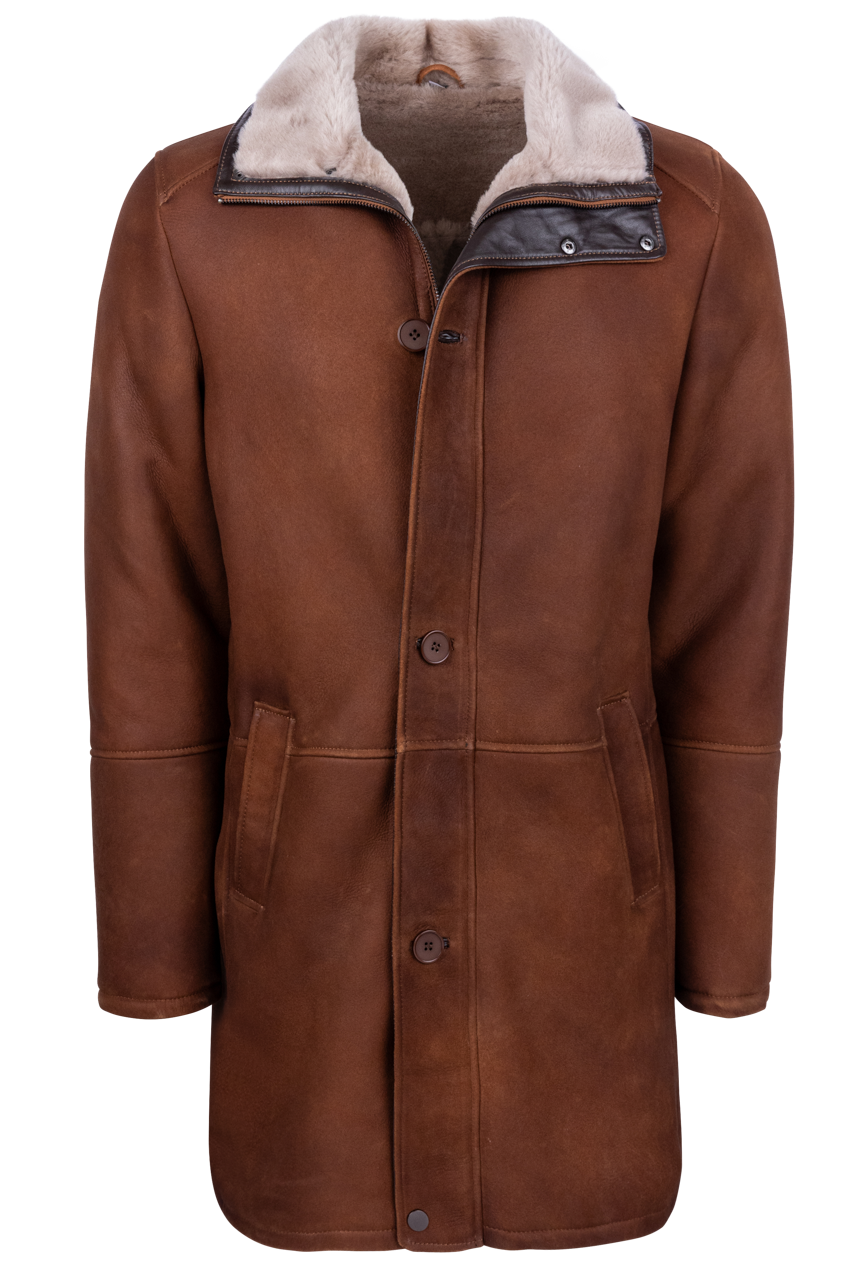 Pinto Ranch Merino Shearling Coat - Classic Brown