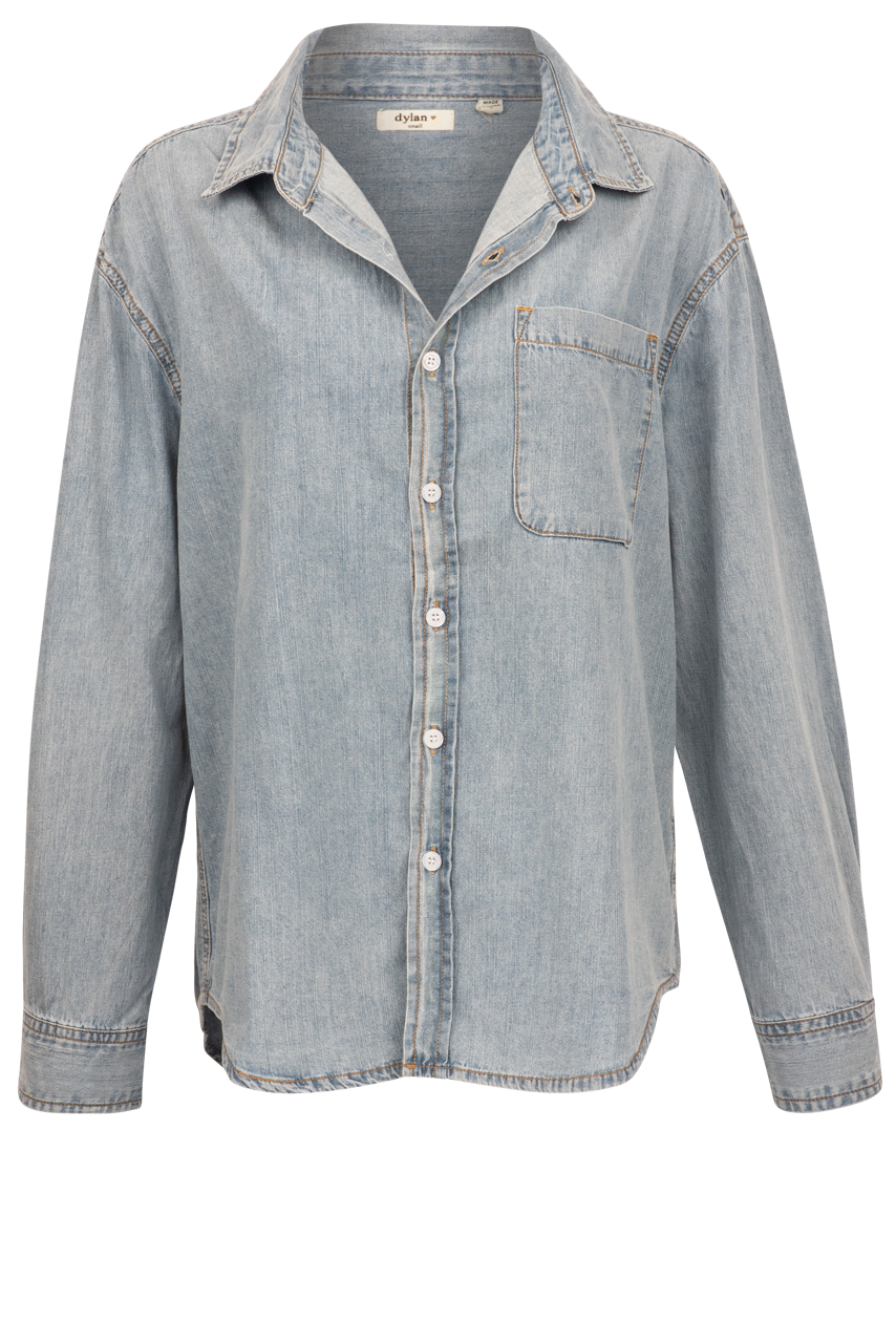 Dylan Classic Denim Pocket Shirt