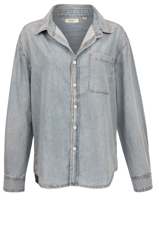 Dylan Classic Denim Pocket Shirt