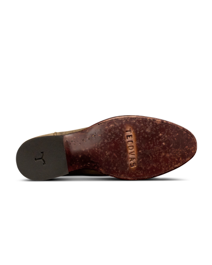 Tecovas Earl Suede Roper Boots - Gravel