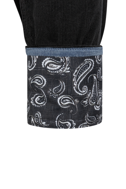 Robert Graham Wyatt Button-Front Shirt - Black