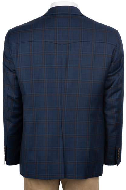 Coppley Navy Windowpane Sport Coat