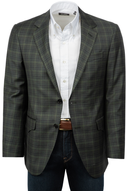 Pinto Ranch Green Plaid Sport Coat