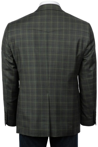 Pinto Ranch Green Plaid Sport Coat