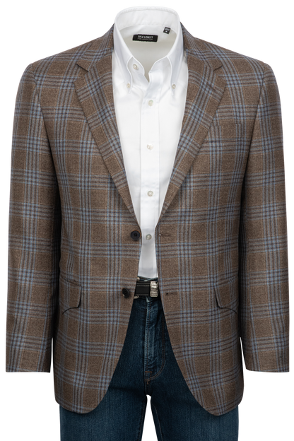 Pinto Ranch Gray Plaid Sport Coat