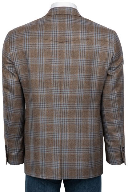 Pinto Ranch Gray Plaid Sport Coat