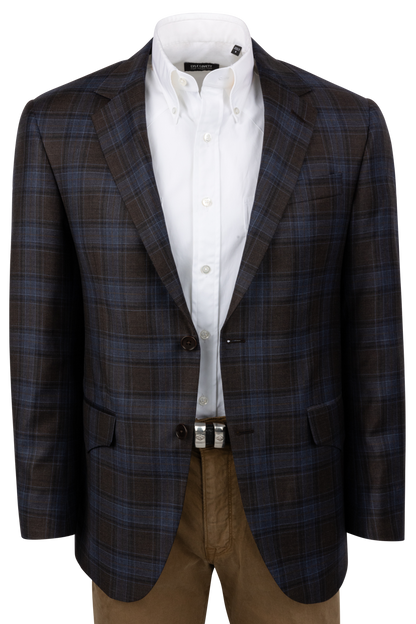 Pinto Ranch Charcoal Plaid Sport Coat