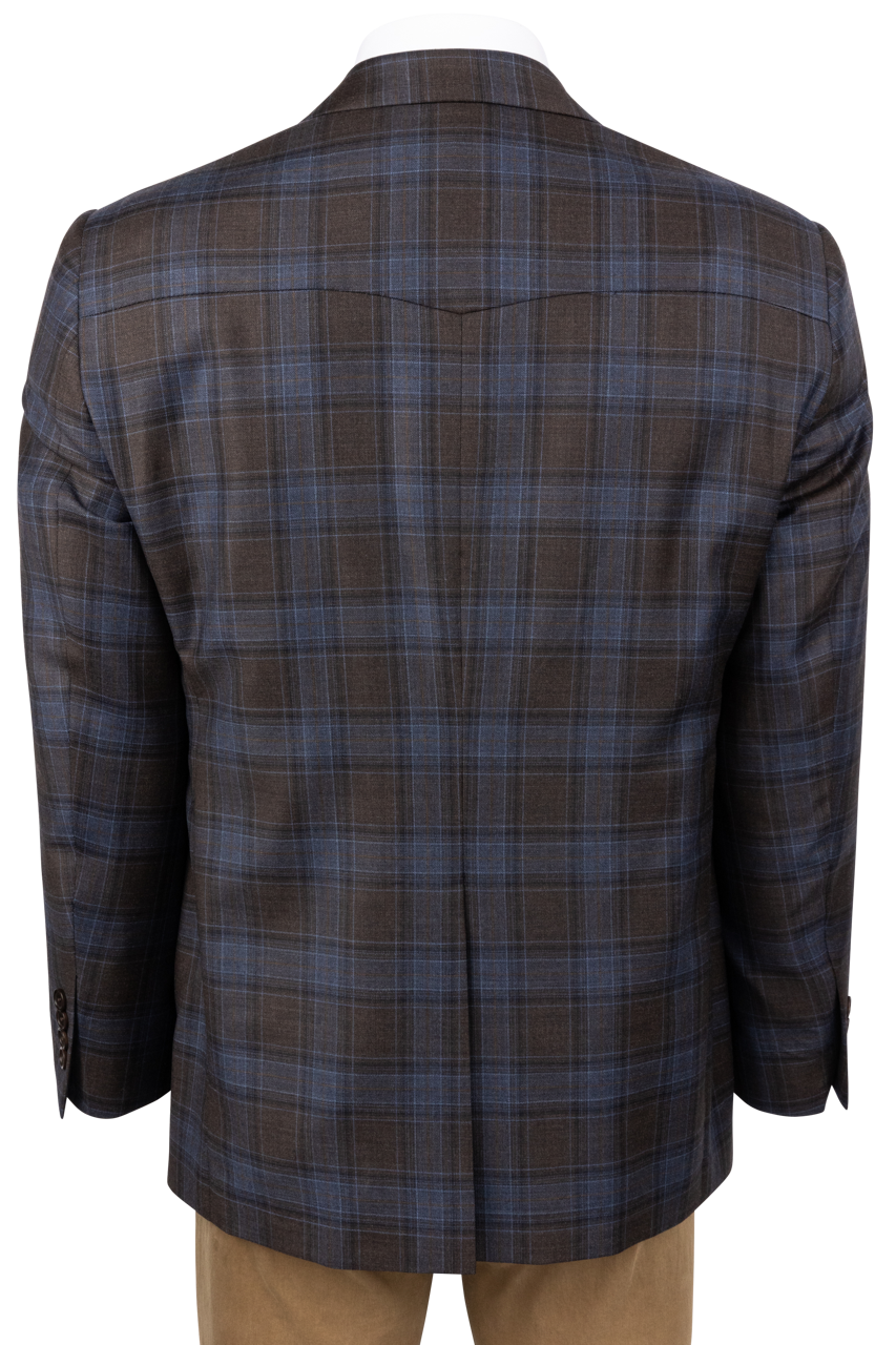 Pinto Ranch Charcoal Plaid Sport Coat