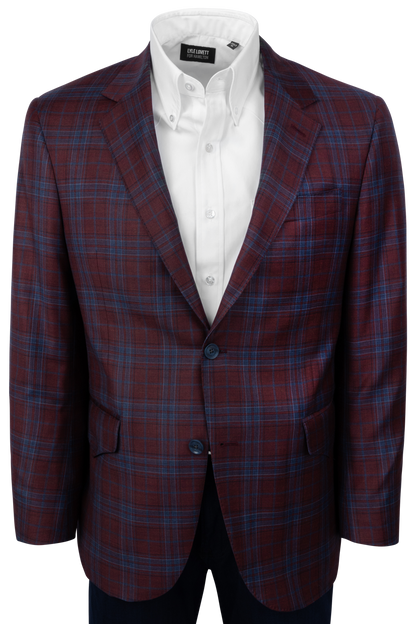 Pinto Ranch Crimson Plaid Sport Coat