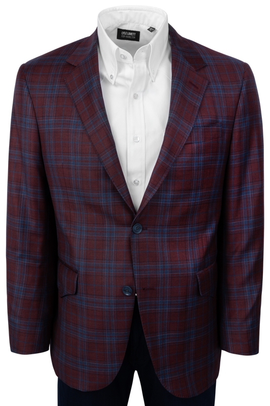 Pinto Ranch Crimson Plaid Sport Coat