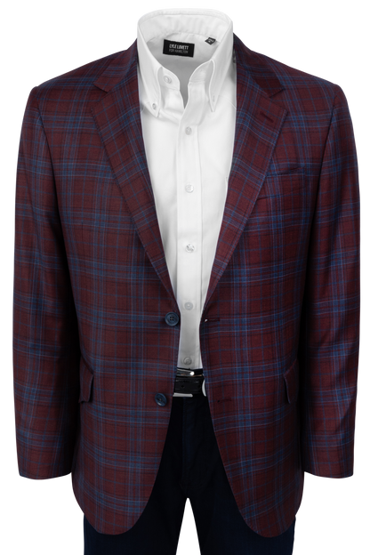 Pinto Ranch Crimson Plaid Sport Coat