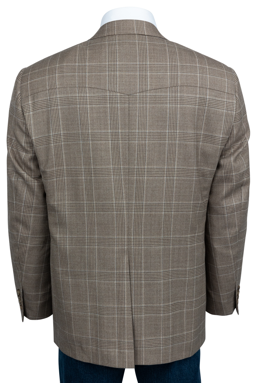 Pinto Ranch Tan Plaid Sport Coat