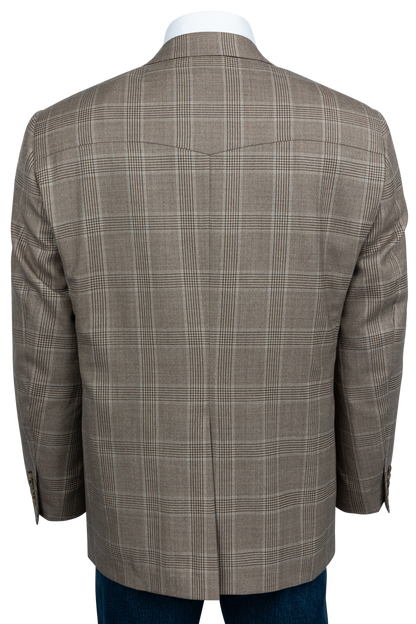 Pinto Ranch Tan Plaid Sport Coat