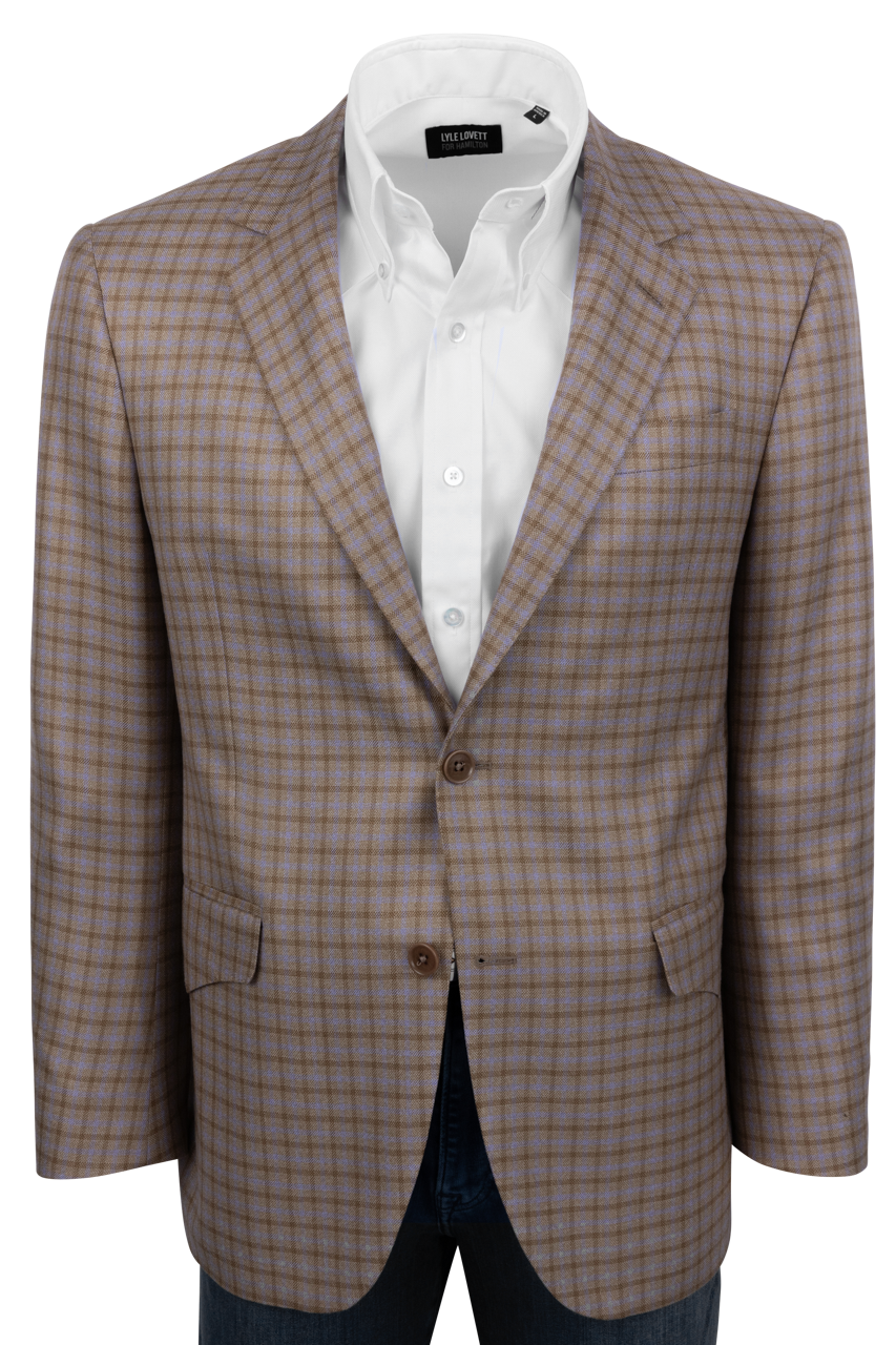 Piton Ranch Pinto Ranch Tan Plaid Western Sport Coat | Pinto Ranch