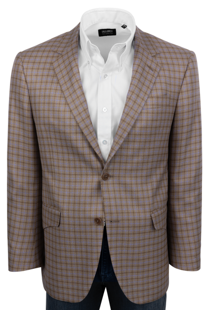 Pinto Ranch Tan Plaid Sport Coat