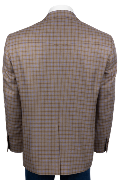 Pinto Ranch Tan Plaid Sport Coat