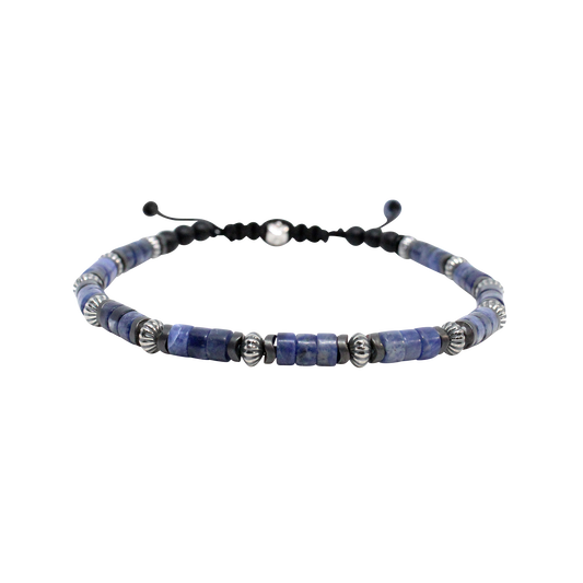 Kenton Michael Blue Sodalite Beaded Bracelet