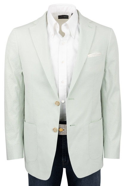 Robert Graham Light Blue Rayburn Blazer