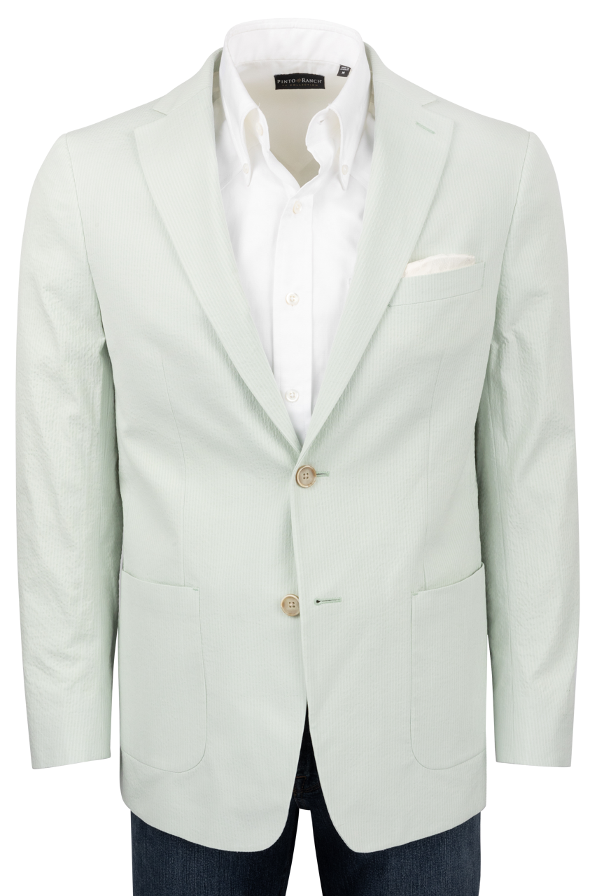Robert Graham Light Blue Rayburn Blazer