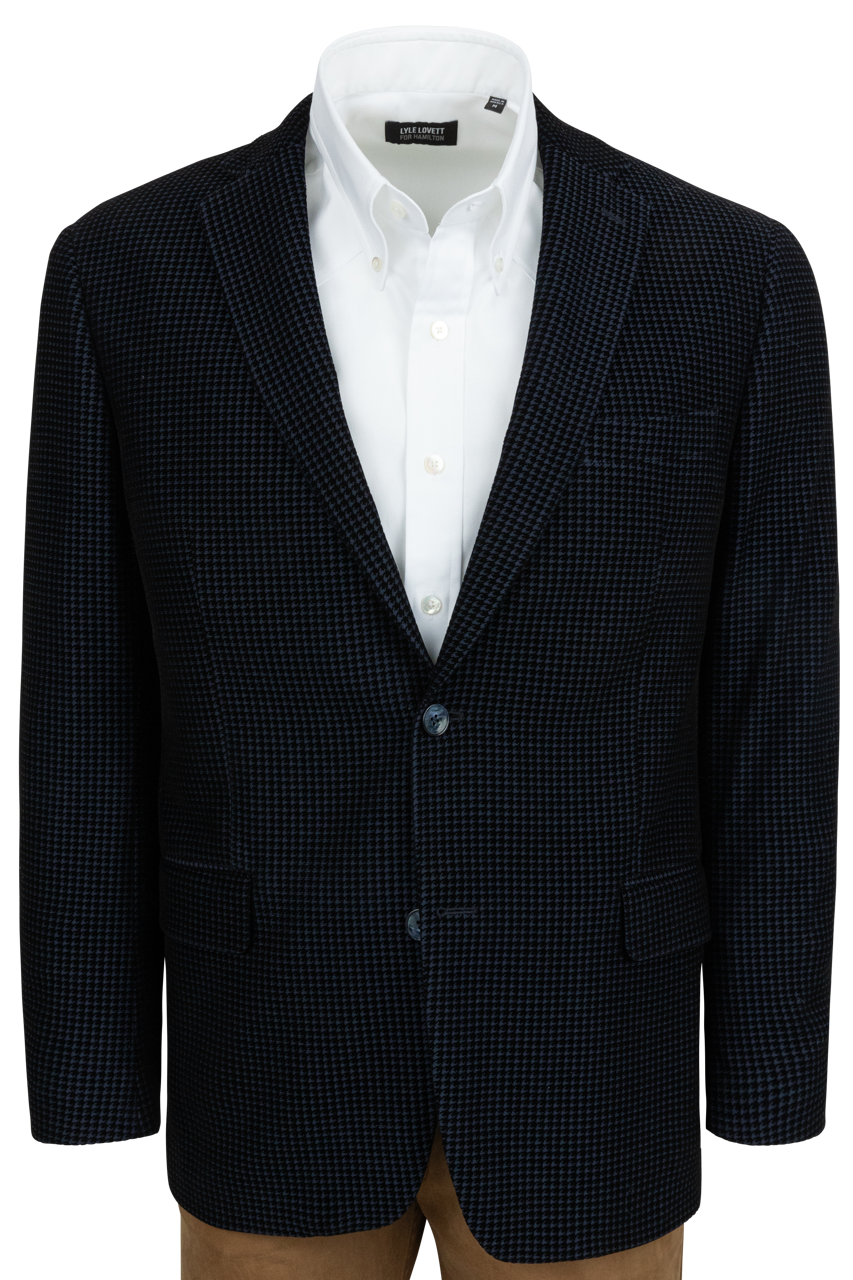 Robert Graham Velvet Colden Blazer - Navy