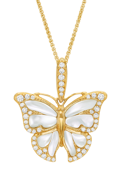 Kabana Gold Butterfly Pendant