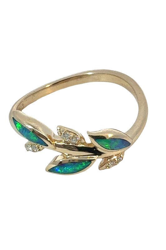 Kabana Opal and Gold Ring