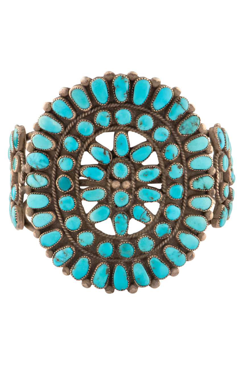 Silver & Turquoise Statement Bracelet