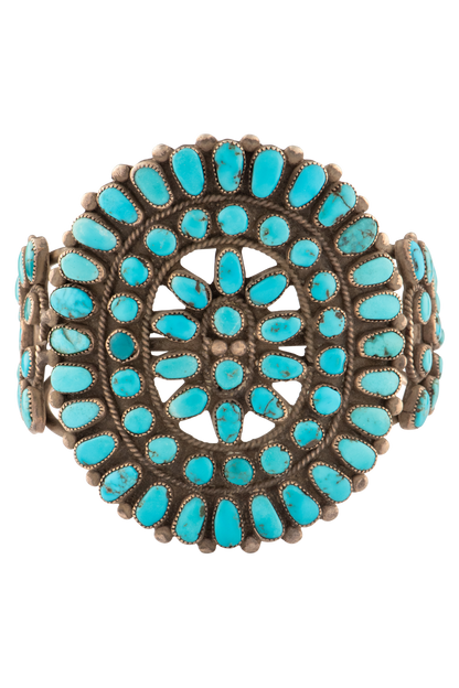 Silver & Turquoise Statement Bracelet