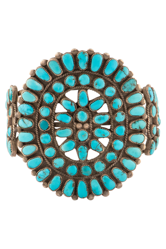 Silver & Turquoise Statement Bracelet