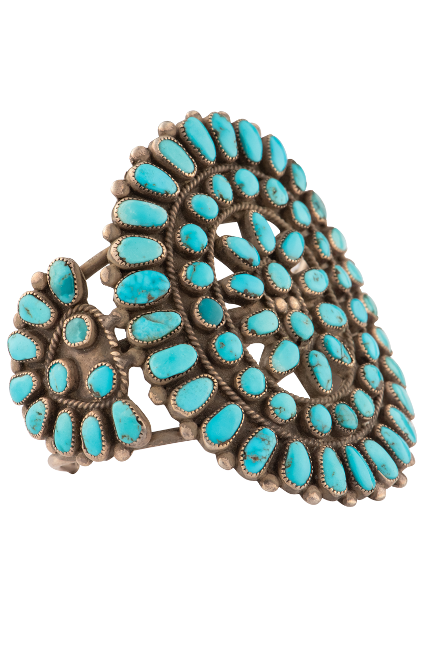 Silver & Turquoise Statement Bracelet